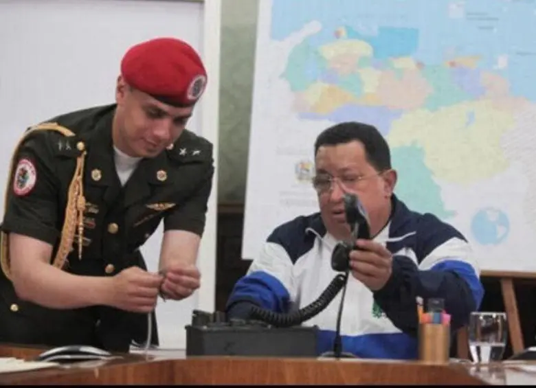 El capitán Juan Francisco Escalona se desempeñó como edecán de Hugo Chavez. Foto: redes sociales 