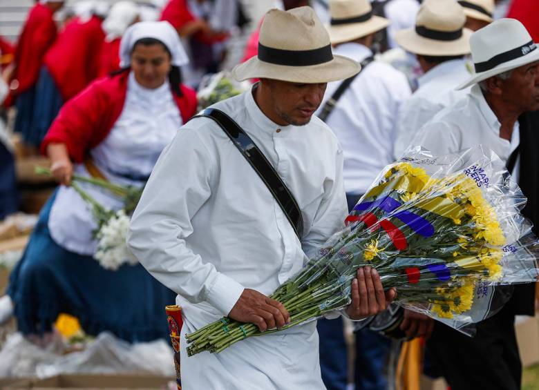 Además de las silletas las flores se utilizarán para escenarios de culturas y artísticos de las comunas y corregimientos de Medellín. FOTO Manuel Saldarriaga