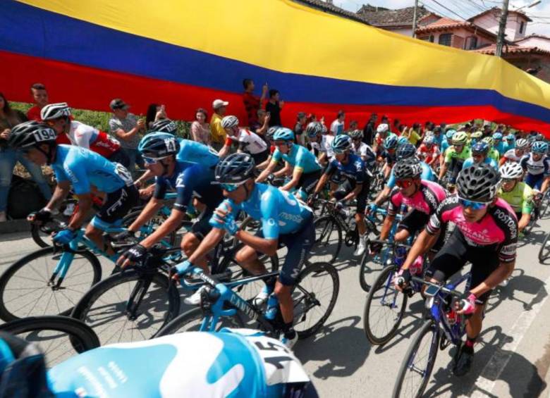 Imagen del Tour Colombia en 2024. FOTO: MANUEL SALDARRIAGA