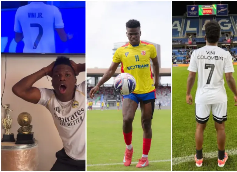 Vini colombiano haciendo videos en redes. FOTO: Tomada de redes sociales @vinicolombia_7