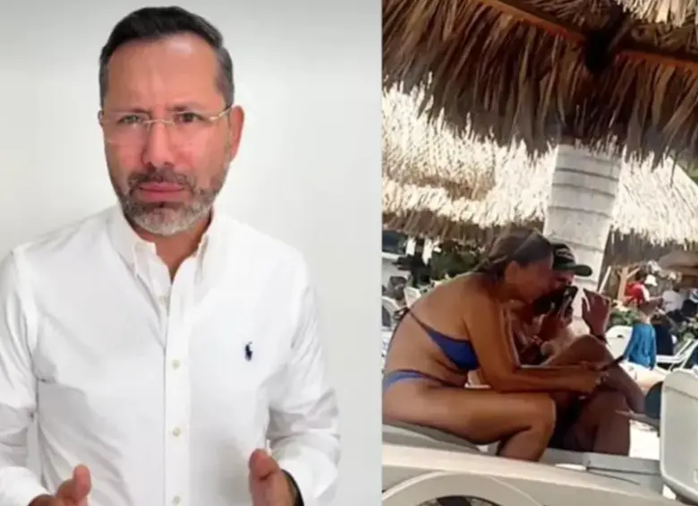 El ministro pidió disculpas tras el viaje, pero dijo que seguiría en el cargo. Foto: Captura de video/Redes sociales.