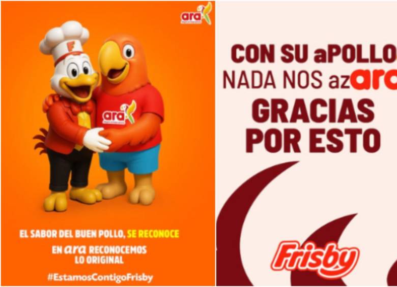 FOTO: REDES SOCIALES FRISBY Y ARA