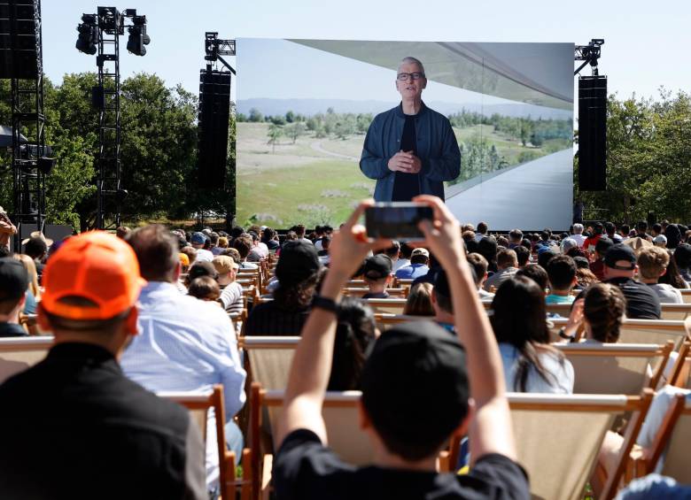 dentro del campus de apple