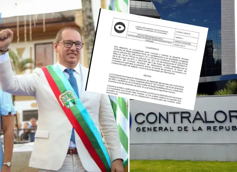 La Alcaldía de Villavicencio aparece como víctima en una investigación por presunto uso indebido de recursos públicos. FOTO: ALCALDÍA DE VILLAVICENCIO Y CONTRALORÍA.