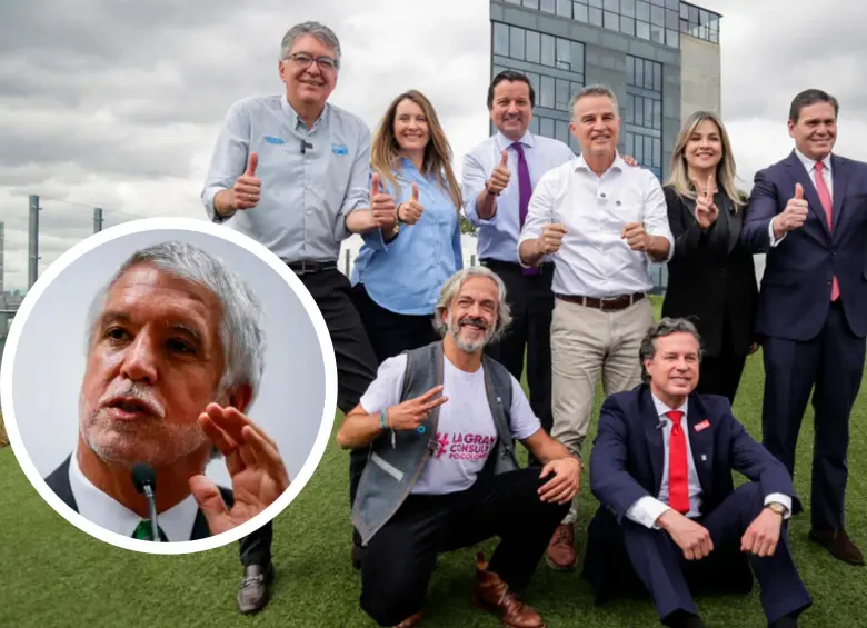 Actualmente, la Gran Consulta está conformada por Juan Carlos Pinzón, Enrique Peñalosa, Aníbal Gaviria, Vicky Dávila, Mauricio Cárdenas, Juan Manuel Galán, Juan Daniel Oviedo, David Luna y Paloma Valencia. Aún está por definirse si se admite el ingreso del exministro Daniel Palacios. FOTO: COLPRENSA