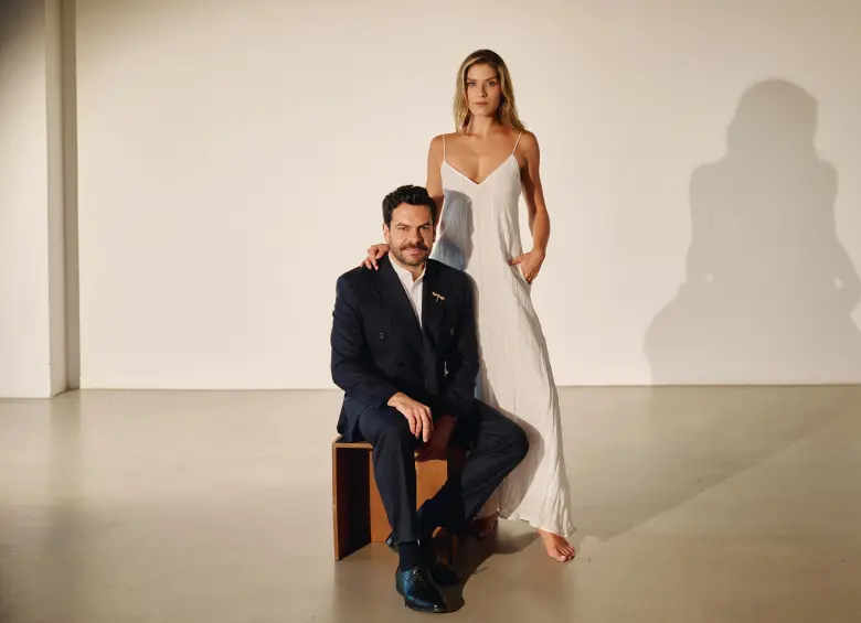 Juan Pablo Socarrás y Laura Tobón entre las últimas pasarelas de Colombiamoda 2025. FOTO Cortesía