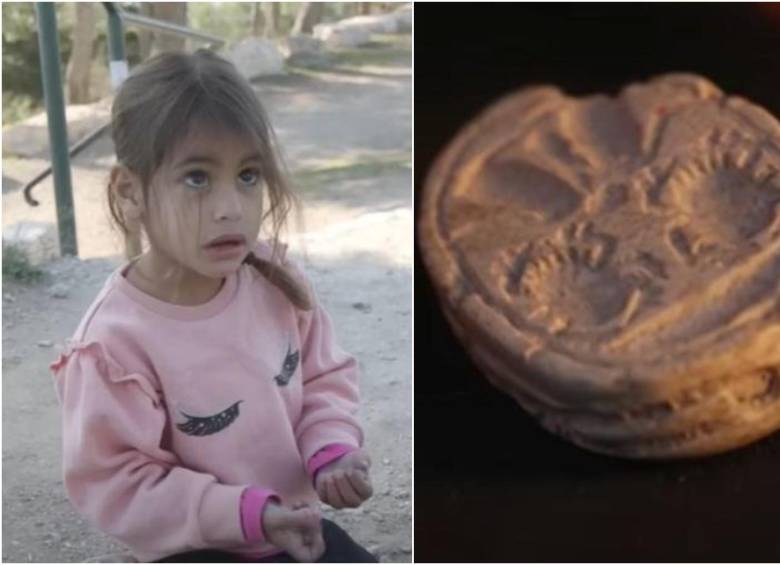 La reliquia arqueológica, llamada amuleto de escarabajo cananeo de 3.800 años de antigüedad, es un objeto de gran valor de la época de la Edad de Bronce Medio y Final. FOTO: CAPTURA VIDEO AUTORIDAD DE ANTIGÜEDADES DE ISRAEL
