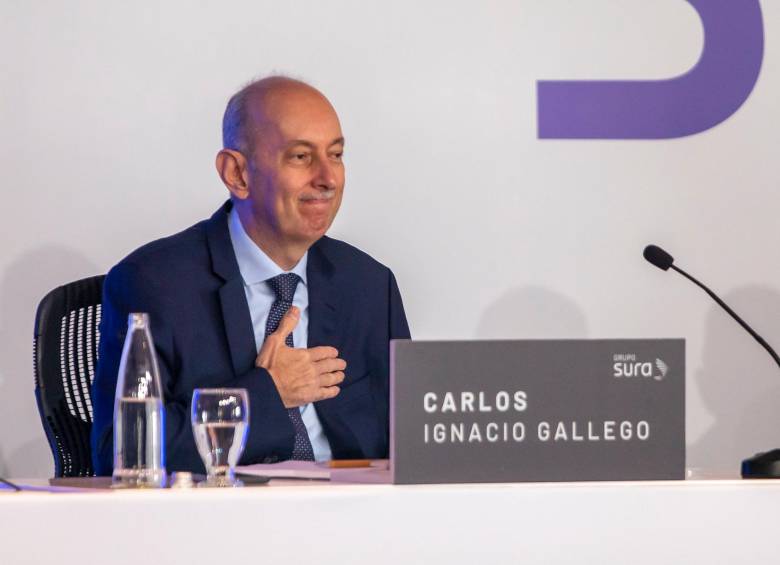 Hasta el pasado mes de junio, Carlos Ignacio Gallego, presidente de Nutresa, hizo parte de la junta directiva de Sura. FOTO Julio César Herrera
