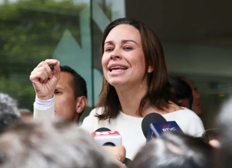 María Claudia Tarazona consideró meterse en política después del asesinato de su esposo, pero finalmente no lo hizo. Foto: Colprensa.
