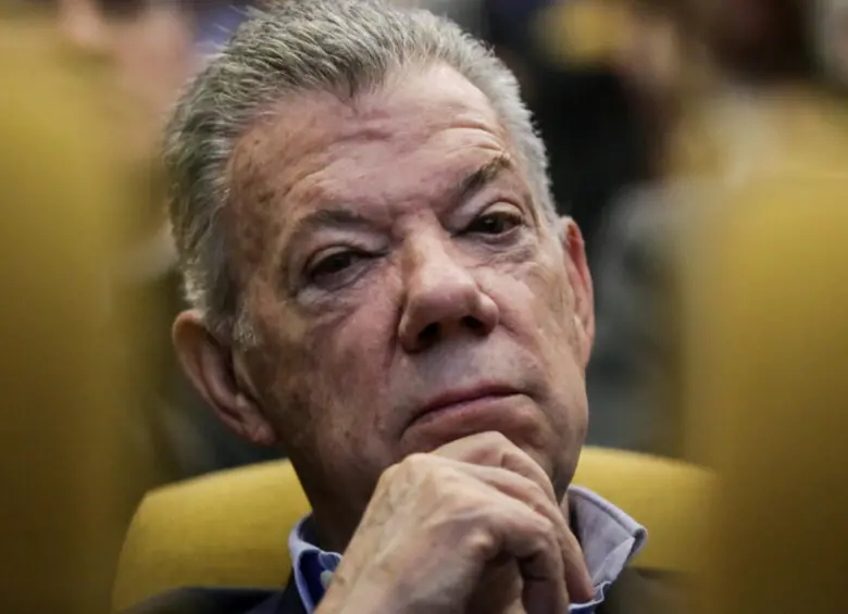 El expresidente colombiano y Premio Nobel de la Paz, Juan Manuel Santos. FOTO: Colprensa