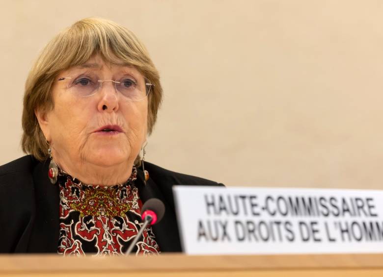 Michelle Bachelet, Alta Comisionada de Naciones Unidas para los Derechos Humanos. FOTO EFE