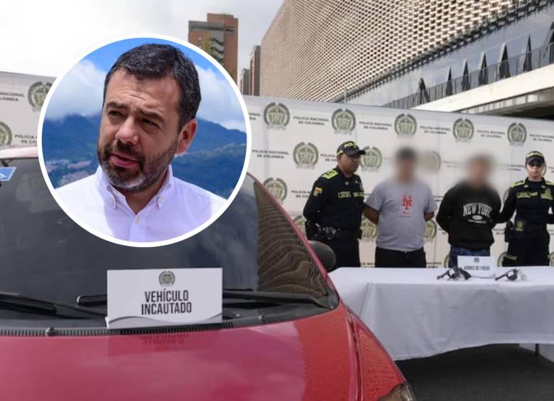 Según explicó Galán, la Policía Metropolitana de Bogotá ya los tenía plenamente identificados por haber participado en al menos cuatro casos de fleteo. FOTO: Policía Metropolitana de Bogotá y Alcaldía de Bogotá