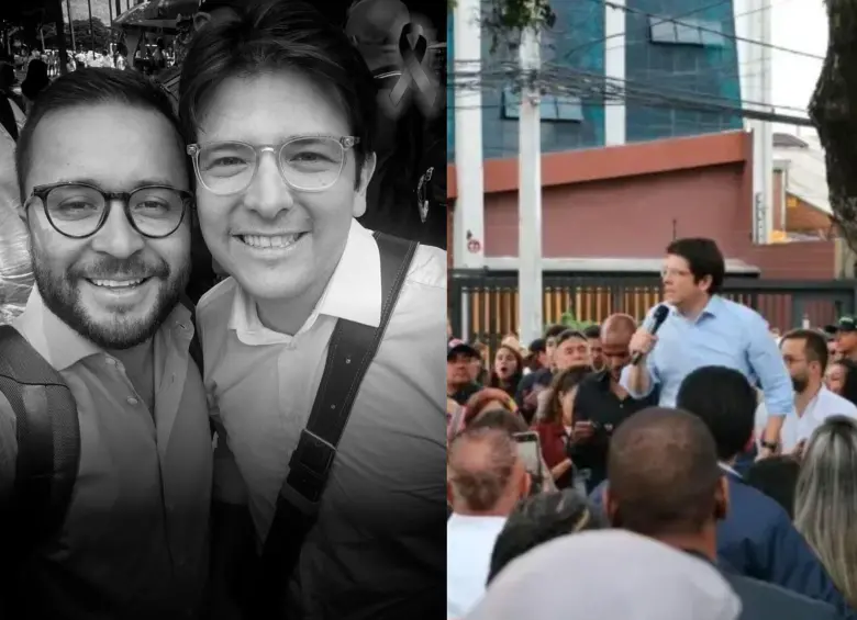 Andrés Barrio Bernal es concejal de Bogotá y quien considera a Miguel Uribe como su mentor. Fotos: redes sociales