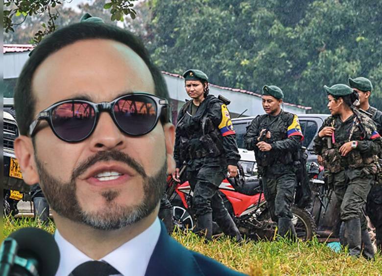 El presidente De la Espriella ordenó una incursión aérea en contra de un presunto campamento de las disidencias de las Farc. Fotos: AFP y Colprensa