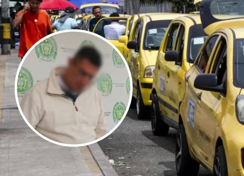 Durante el trayecto, Naranjo Becerra convencía a los pasajeros de pagar el servicio mediante un datáfono (Bold blanco) que él mismo portaba para hacerles el cambio de la tarjeta. FOTO: Julia Cesar Herrera, Policía Nacional y Fiscalía General de la Nación