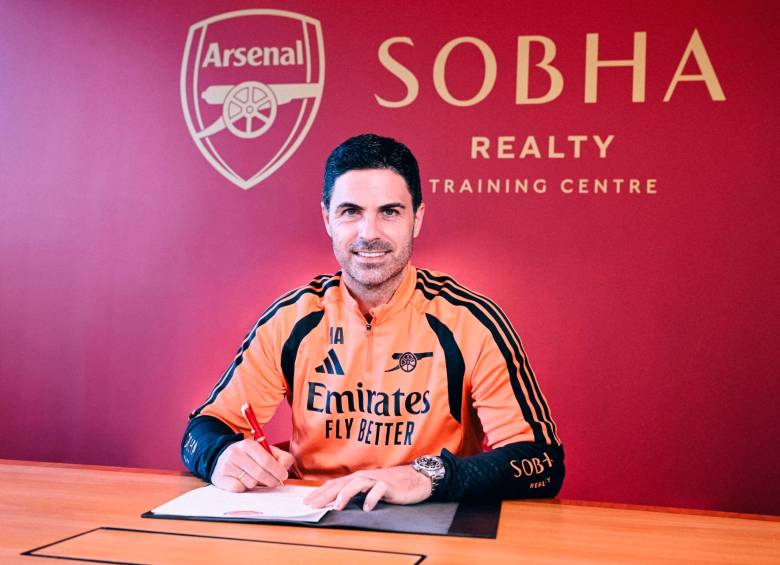Mikel Arteta lleva 6 años al frente del Arsenal. FOTO: X Arsenal