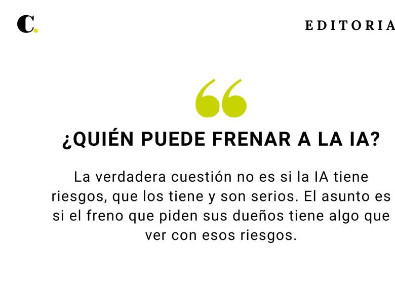 ¿Quién puede frenar a la IA?