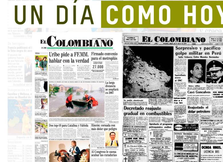 Un día como hoy 30 de agosto