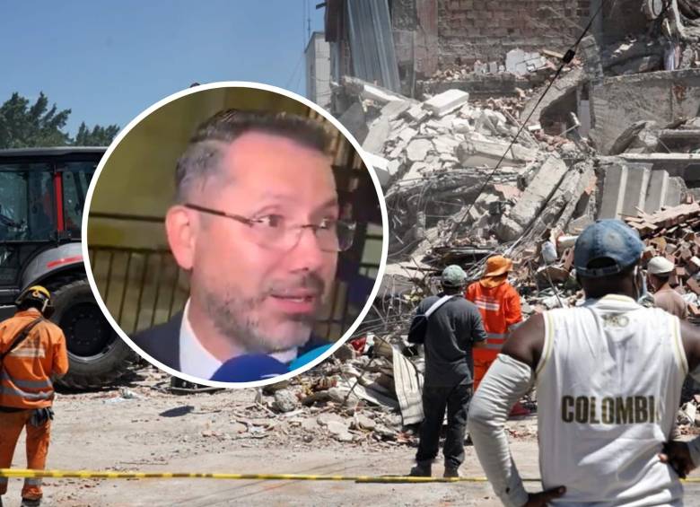 El ministro Jaime Andrés Beltrán cuestionó los recursos con los que recibió el actual Gobierno para atender la emergencia por terremoto. Foto: Colprensa / captura de video