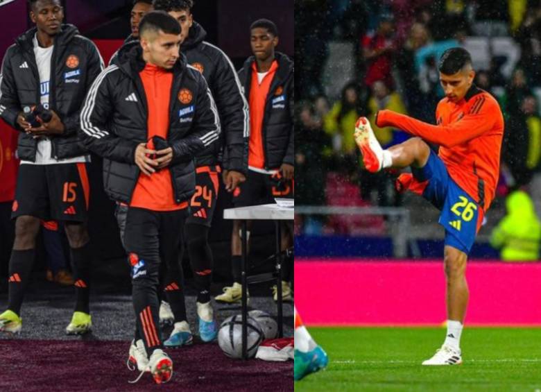 El jugador colombiano, de 20 años, en la Selección Colombia de mayores. FOTO: CUENTA DE INSTAGRAM GUSTAVO PUERTA