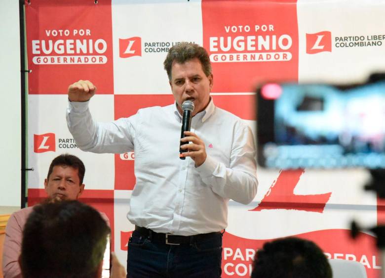 Eugenio Prieto, candidato del Partido Liberal a la Gobernación de Antioquia. FOTO: Cortesía 