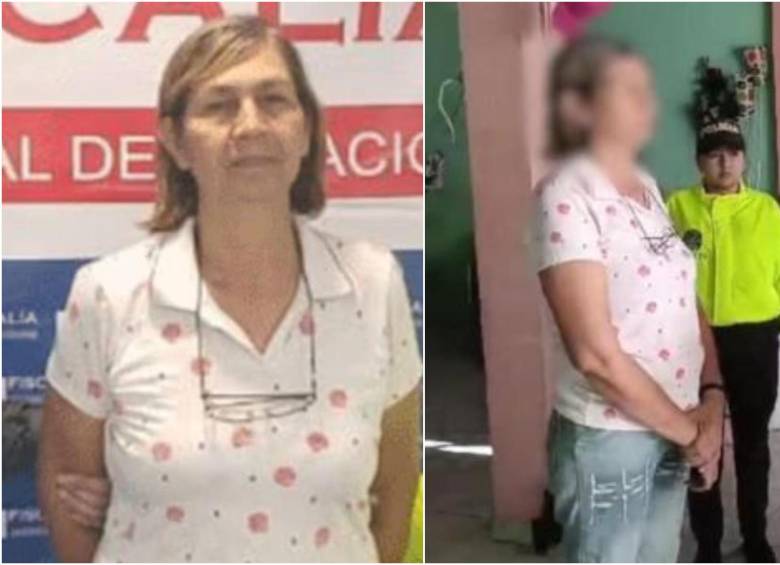 Flor Alba Caballero Bolívar, conocida como alias La Profe, era docente en Cúcuta, pero también reclutaba menores para que entraran a las disidencias de las Farc. FOTO: CORTESÍA Y POLICÍA NACIONAL