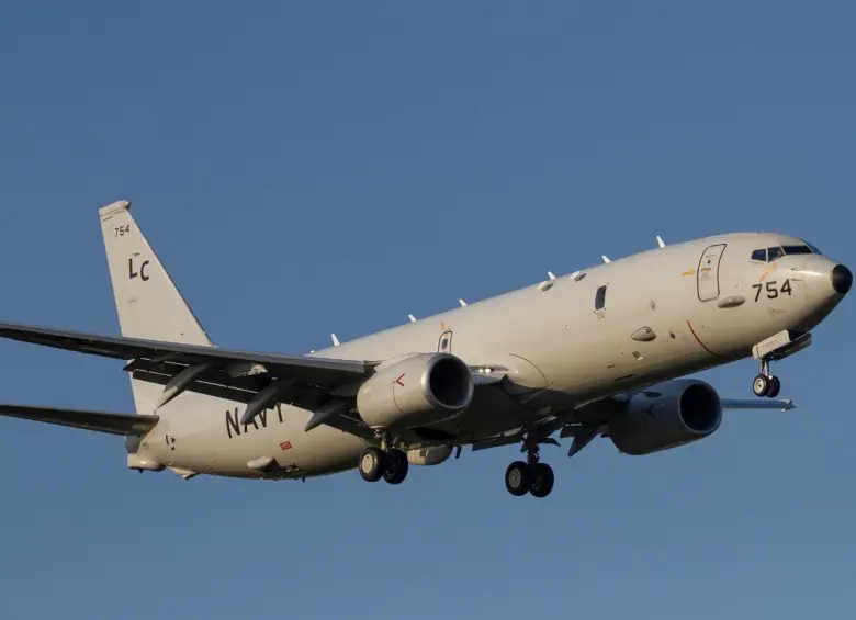 Junto a tres buques de guerra llegaría a Venezuela un avión de patrulla marítima multimisión Boeing P-8A Poseidon, perteneciente al Escuadrón de Patrulla Ocho de la Armada de los Estados Unidos. Foto: Getty Images
