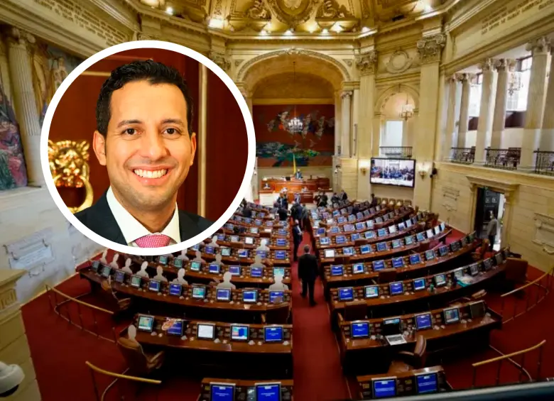 López, del Partido de La U, Llegó al Congreso en 2022 y presidió la Comisión Sexta. Ha respaldado varios proyectos del Gobierno, entre ellos, la reforma a la salud. FOTO: COLPRENSA/CÁMARA