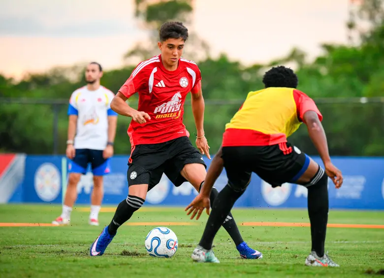 Últimos entrenamientos de la Selección Colombia antes del debut en el Sudamericano Sub-17 que se realiza en Paraguay. FOTO CORTESÍA FCF 
