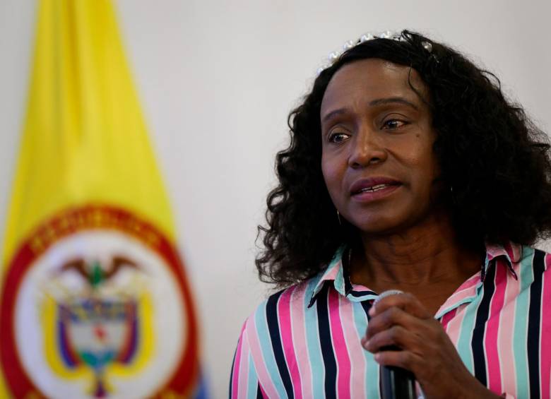 María Isabel Urrutia fue declarada insubsistente por el presidente Gustavo Petro. FOTO COLPRENSA 