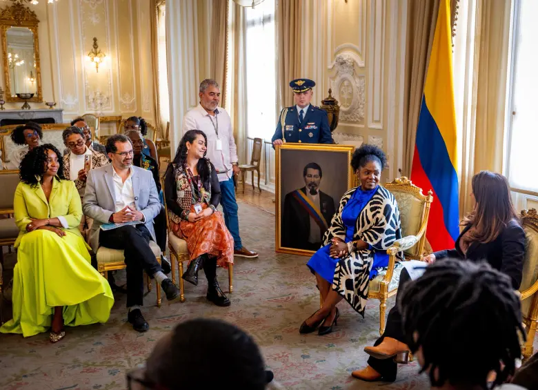 Retrato de Juan José Nieto Gil, el único presidente afrodescendiente de Colombia. FOTO: Vicepresidencia de Colombia