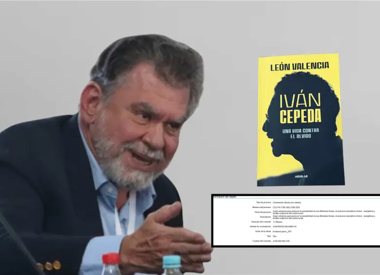 León Valencia escribió un libro de Iván Cepeda y la Fundación que dirige firmó contrato con el Gobierno. Foto: Redes sociales/Secop II.
