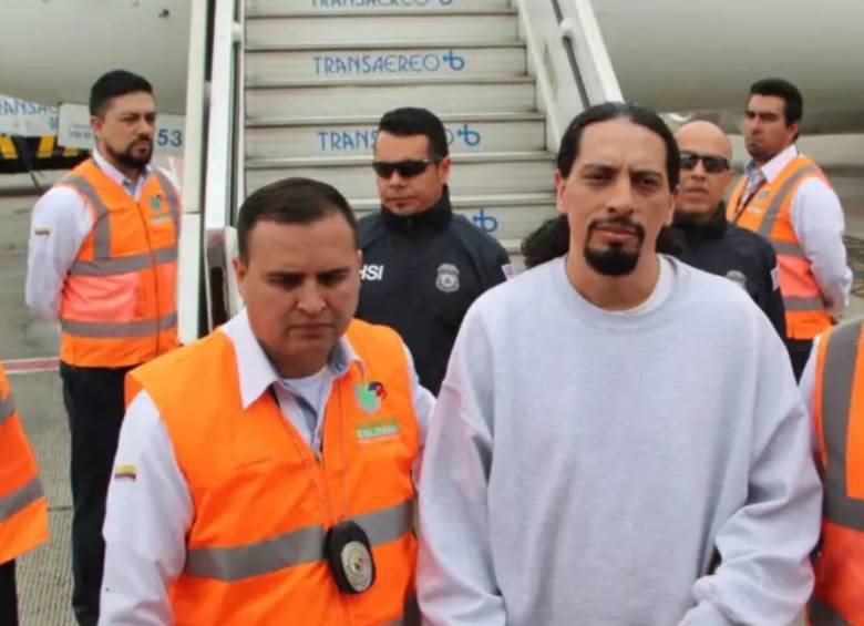 Compartirá pabellón con presos de Itagüí: David Murcia Guzmán fue trasladado a la cárcel de máxima seguridad de Palogordo, en Girón, Santander. Foto: Archivo Migración Colombia
