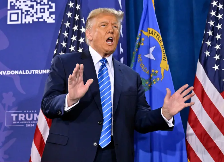 El presidente de Estados Unidos Donald Trump anunció que el Gobierno federal tomará el control de la Policía de Washington DC. FOTO GETTY