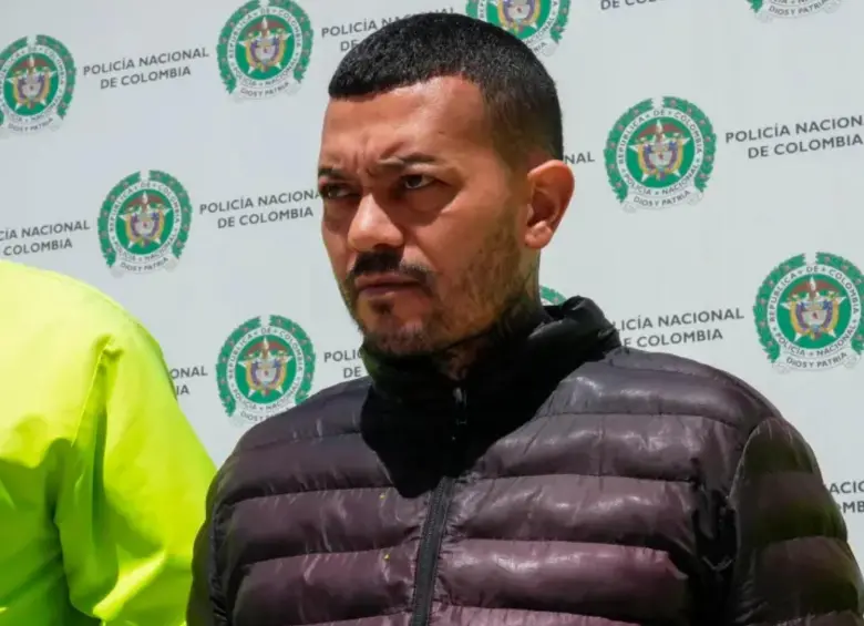 Elder José Arteaga Hernández, alias “El Costeño”, jefe logístico del atentado contra Miguel Uribe. FOTO: Fiscalía General de la Nación