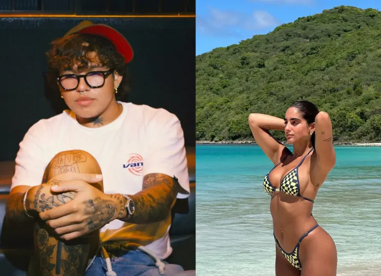 Beéle tuvo una relación con la influencer Isabella Ladera durante más de un año. FOTO tomadas de Instagram @beele y @isabella.ladera