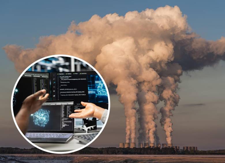 La inteligencia artificial podría reducir hasta 10% de las emisiones antes de 2030. Foto: Magnific