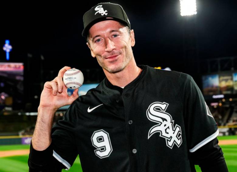 Robert Lewandowski es la gran figura del deporte en Chicago de 2026. FOTO: X Whitesox