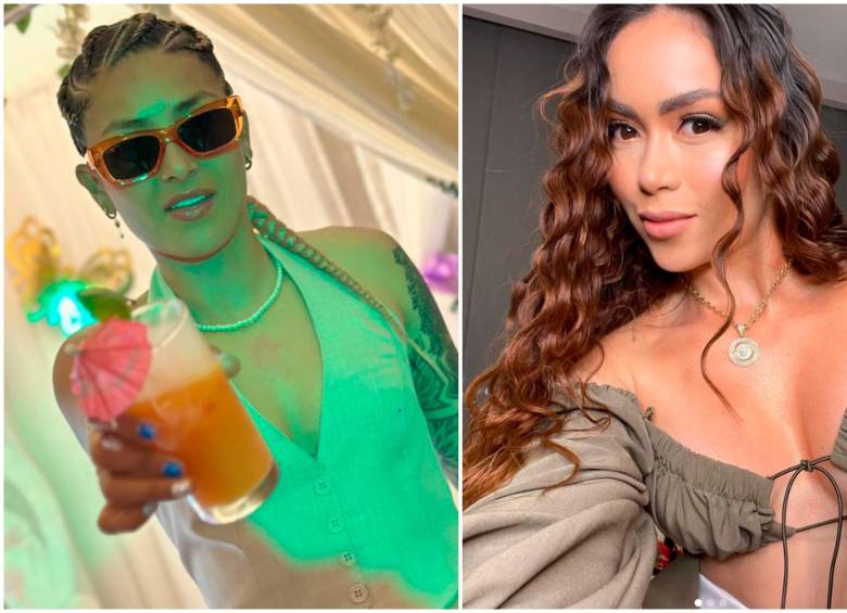 Diana Celis y Epa Colombia respectivamente. FOTOS Tomadas de Instagram @diana.celis5 y @epa_colombia