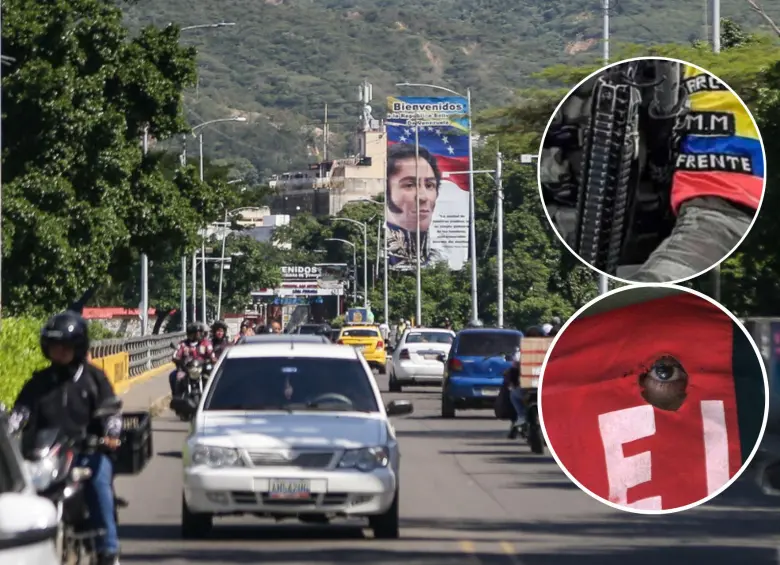 La frontera colombo-venezolana desde el puente internacional Simón Bolívar en Cúcuta. Foto: Colprensa