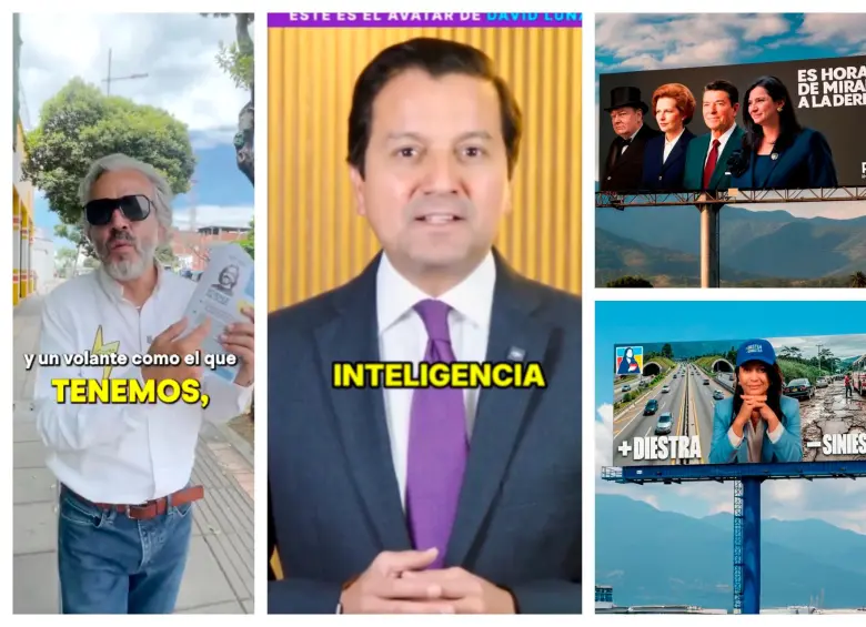 Las tácticas de los precandidatos, centradas en autenticidad y cercanía, pero también apalancadas en la inteligencia artificial, están redefiniendo el terreno político rumbo a 2026. FOTO Redes sociales