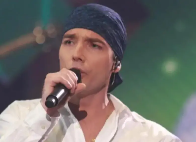 Alan Rupp como Leonardo Favio. FOTO: REDES SOCIALES