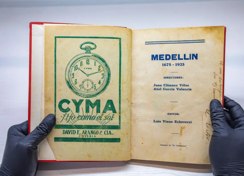 El libro que hace un siglo publicó EL COLOMBIANO sobre Medellín