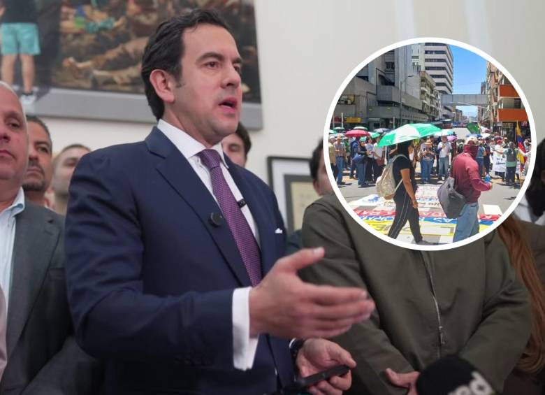 Con la implementación del Decreto 1525, el Gobierno Nacional fijó las causales definitivas que obligarán a suspender de inmediato cualquier mesa de negociación con sectores sociales o pueblos indígenas. FOTO: Tomada de redes sociales de @MinInterior y El Colombiano.