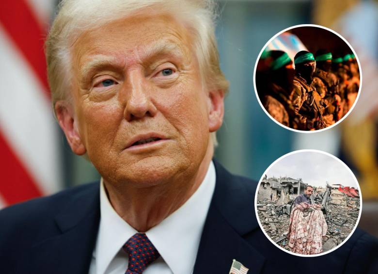 El presidente de Estados Unidos, Donald Trump, aseguró que Hamás “estaba listo” para un camino de paz, por lo que le exigió de “inmediato” a Israel, detener los bombardeos en Gaza. FOTO: Getty