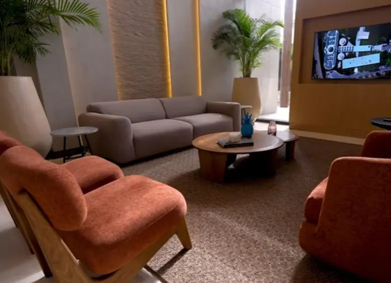 Una de las salas del complejo donde se hospedará la Selección cuando juegue de local en Barranquilla. Foto: FCF