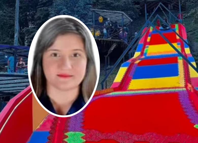 Yuris Cristel Camila García Manrique, de 28 años y oriunda de Tibú, falleció tras sufrir un fuerte golpe mientras utilizaba la estructura recreativa de ese lugar. FOTO: Cortesía y captura de vídeo de redes sociales @entrefloreschicanota