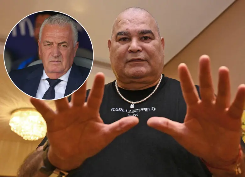 El portero José Luis Chilavert no felicitó directamente a los jugadores y replicó publicaciones relacionadas con su polémica con el técnico Gustavo Alfaro. Fotos: Getty Images y Xinhua
