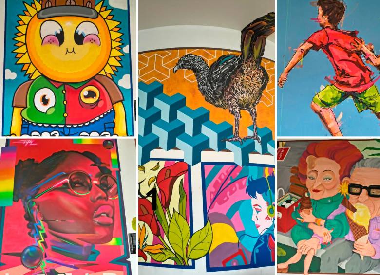 Estas son algunas de las obras que se verán en esta galería abierta. FOTOS Julio C. Herrera