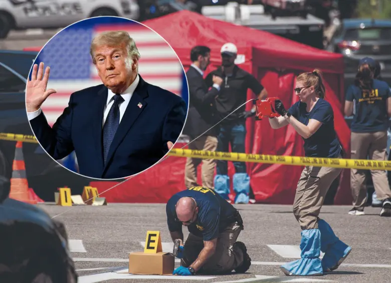 Donald Trump se opuso a las pausas de los operativos de ICE y contradijo la orden del Departamento de Seguridad Nacional. Fotos: Getty Images y AFP